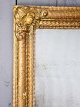 Antique French mirror with original glass