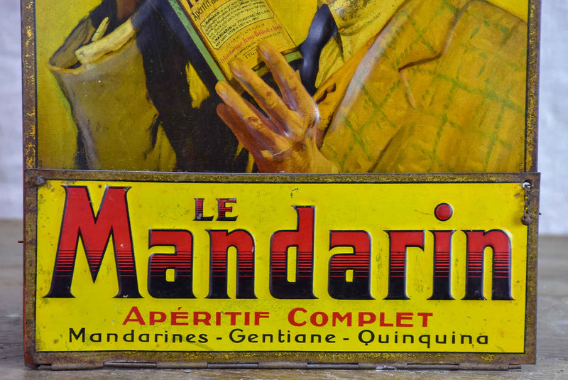 Antique French sign - Le Mandarin Aperetif