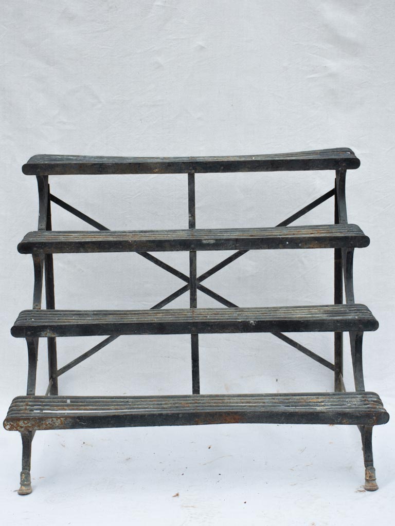 Antique French Arras style stepped plant stand