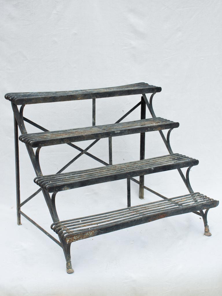 Antique French Arras style stepped plant stand