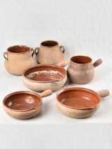 Collection of 6 Vallauris cooking pots