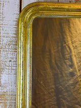 Antique French Louis Philippe mirror with gilded frame