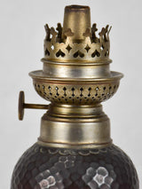 Late nineteenth-century French oil lamp