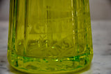 Antique French Seltzer bottle - uranium glass