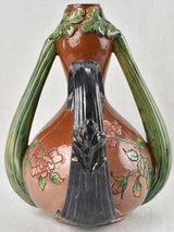 Art Nouveau 4 handle ewer from Nancy 16¼"