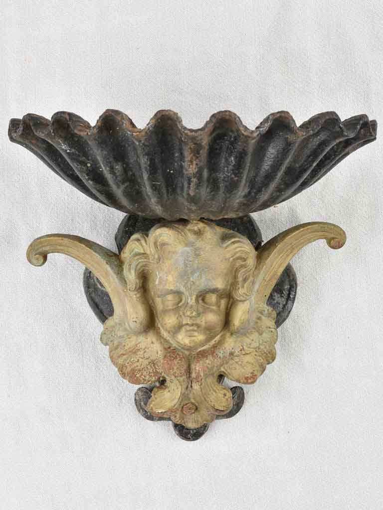19th century cast iron Stoup 9½"