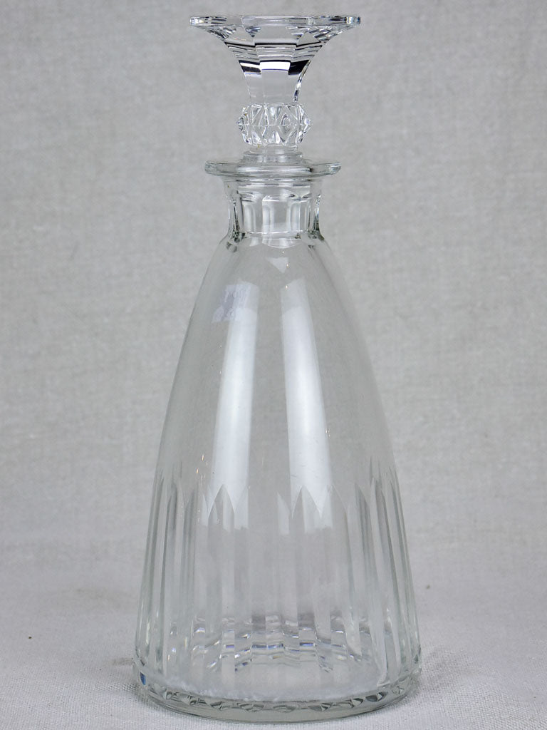 Antique French liqueur decanter with original stopper