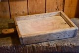 Antique French cutting board inset in a box