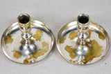 Rare eighteenth-century Louis XV silver travel candlesticks