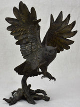 19th Century sculpture of an owl