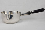 Early nineteenth-century silver saucepan with ebony handle