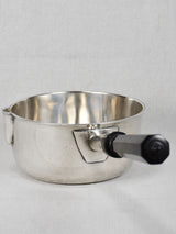 Early nineteenth-century silver saucepan with ebony handle