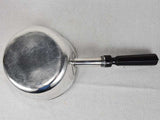 Early nineteenth-century silver saucepan with ebony handle
