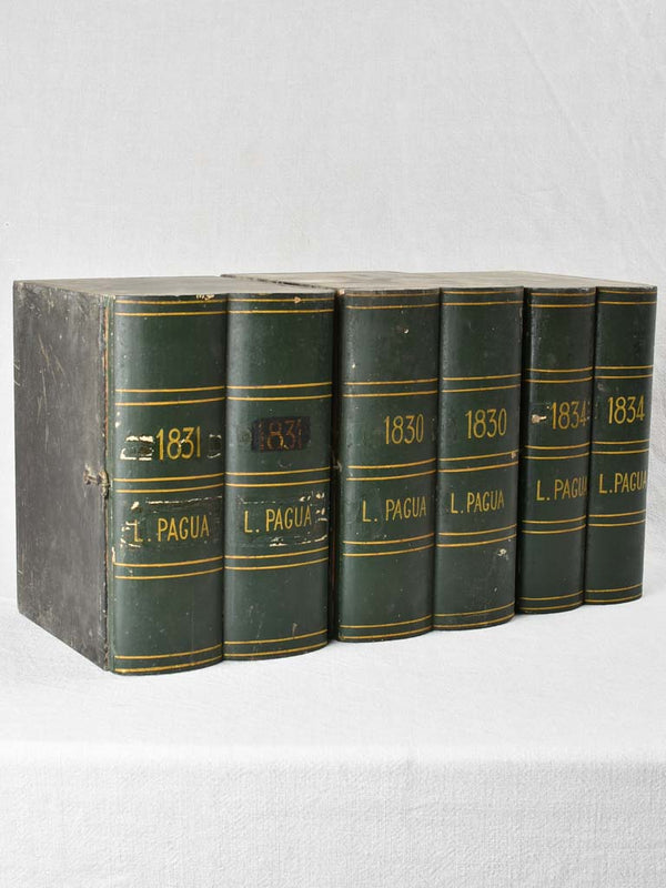 Antique Secret Storage Faux Books Collection