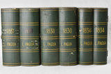 Collection of 3 antique faux books L. Pagua