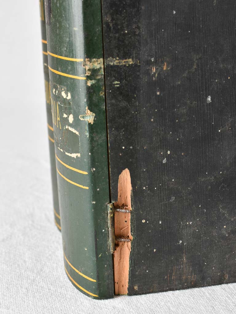 Collection of 3 antique faux books L. Pagua