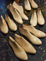 Vintage French shoe stays - Papier-mâché