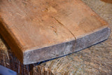 Antique French cutting board with wedge handle