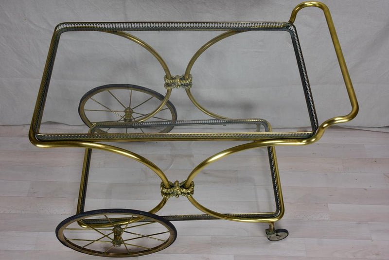 Elegant 1930's French bar cart