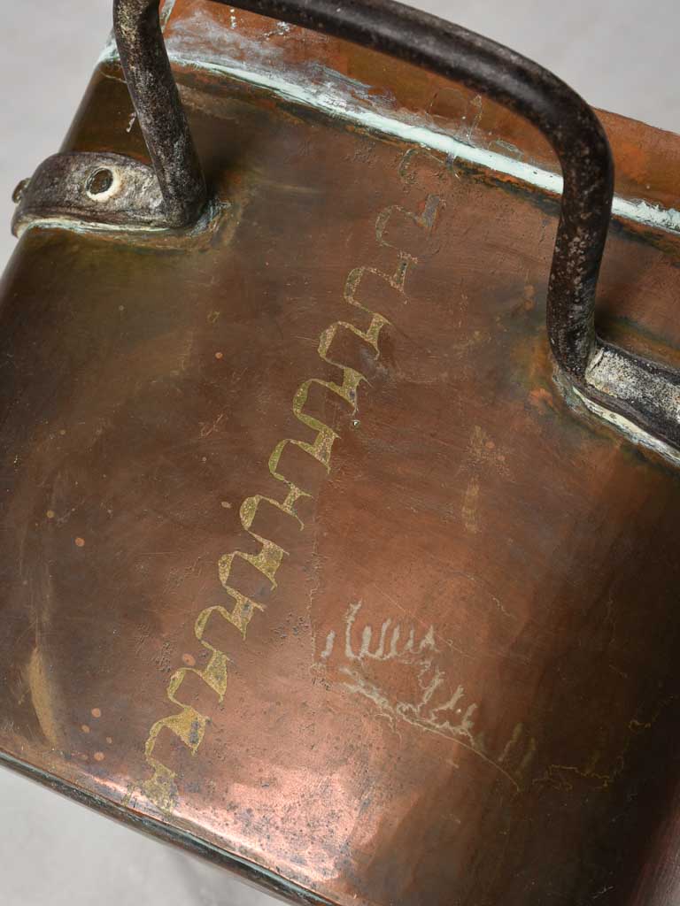 Rustic 18th-century French 'daubière' cookware