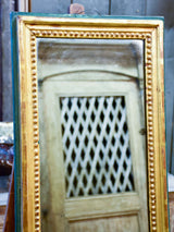 Narrow rectangular antique Louis Philippe mirror
