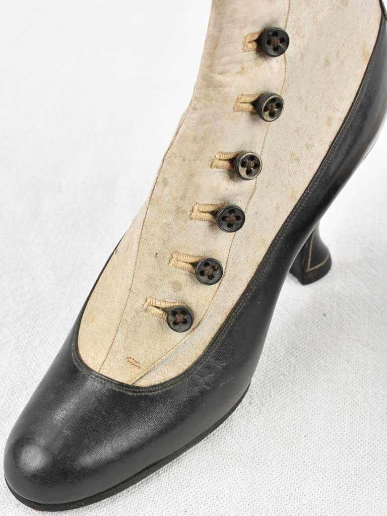 Pair of 19th century ladies fashion boots sample model