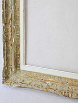 Pretty carved timber antique frame 20½" x 35"