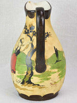 Early twentieth-century stoneware liquor service from the Basque country