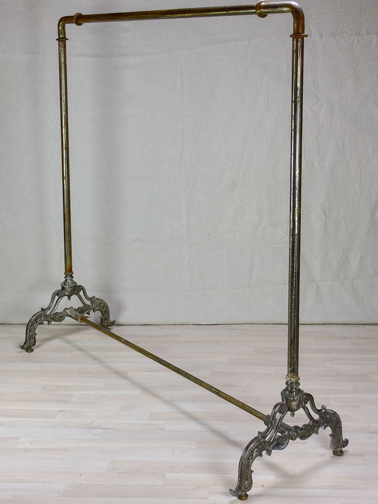 1930's French clothes rack from a boutique 59"
