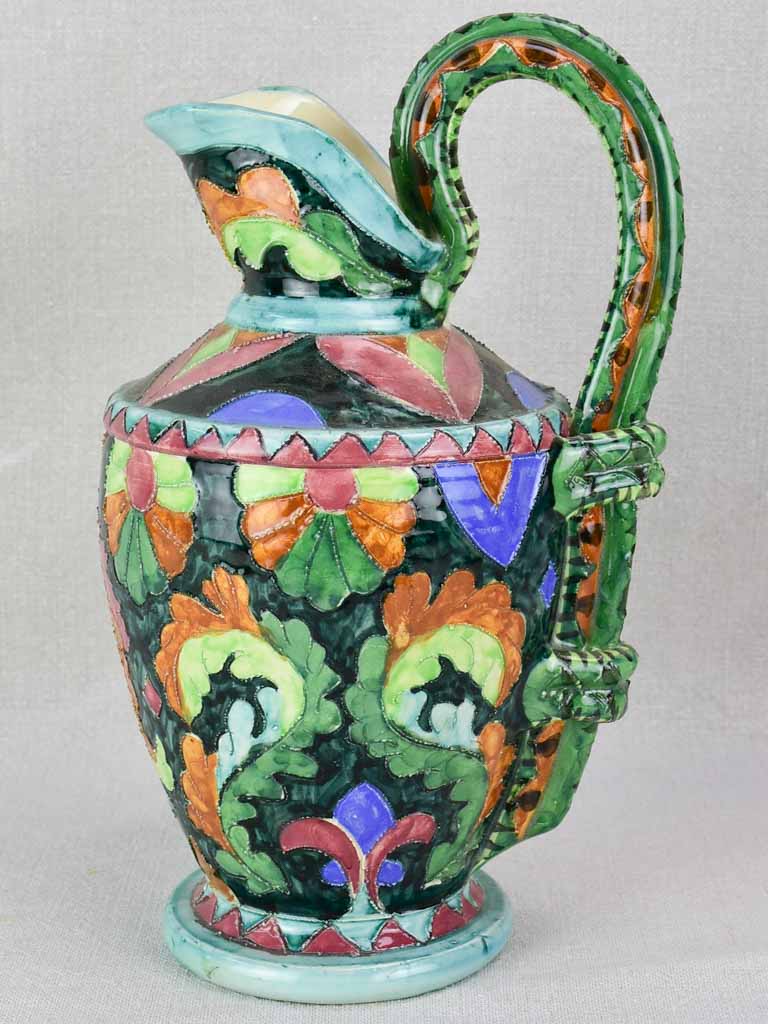 1940's ceramic pitcher from Cannes