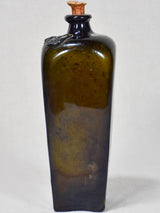 17th-century English rum bottle 11¾"