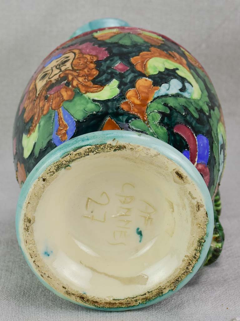 1940's ceramic pitcher from Cannes