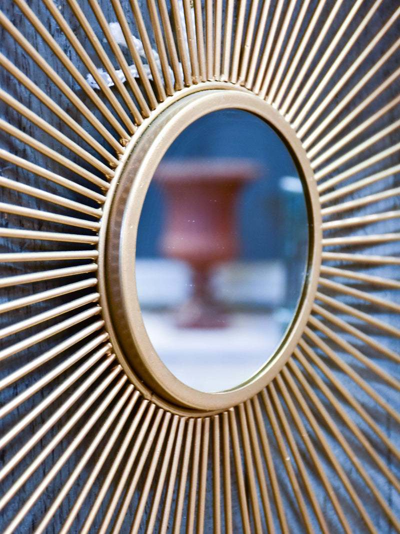 Vintage sunburst mirror