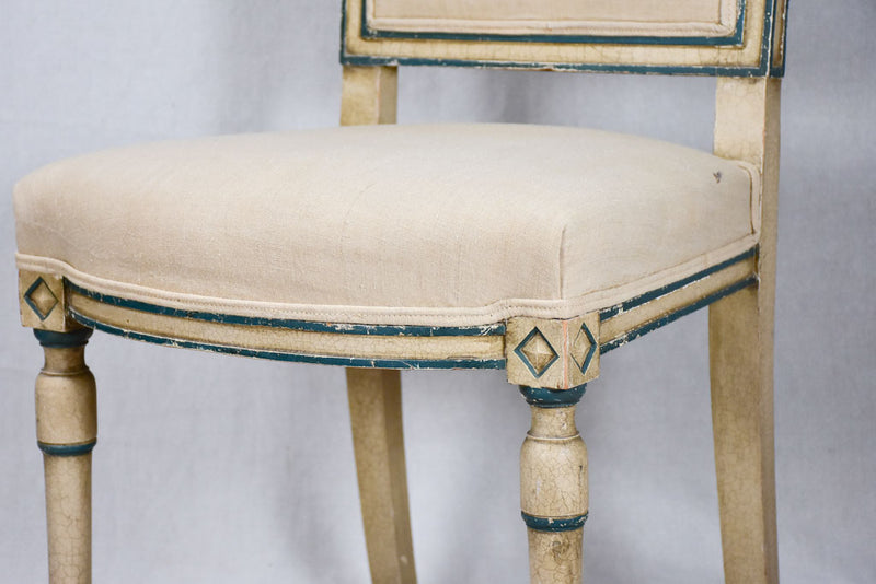 Period-style high back dining chairs