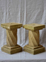 Antique Twisted French Column Structures