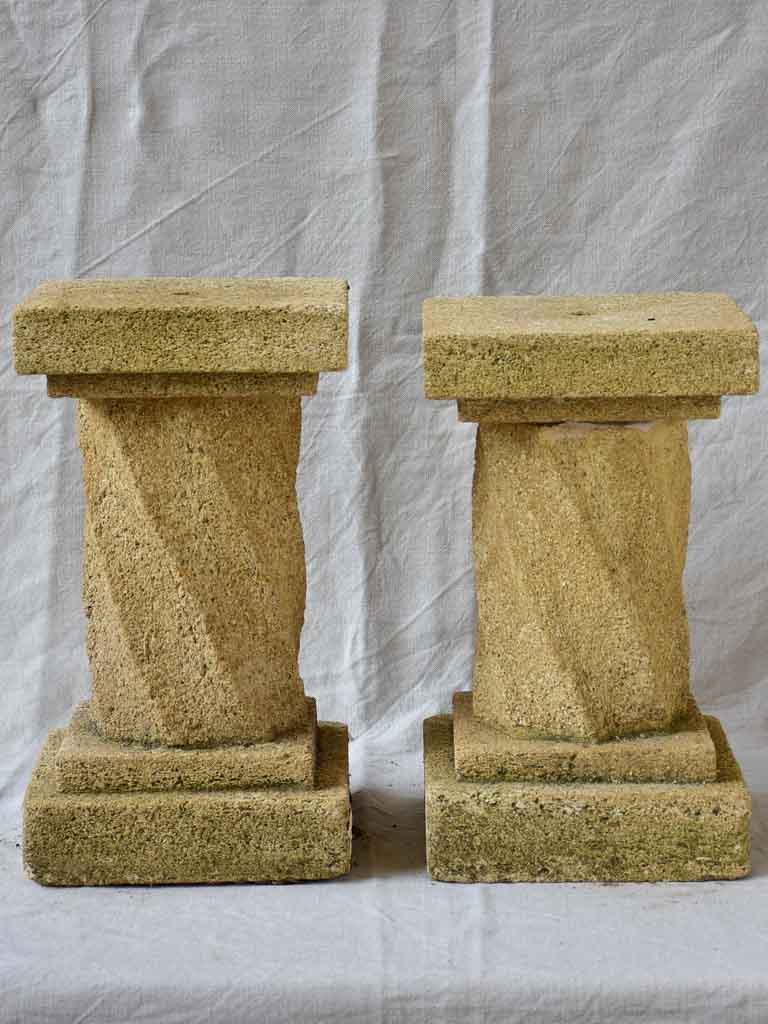 Provencal Pierre de Rogne Stone Columns