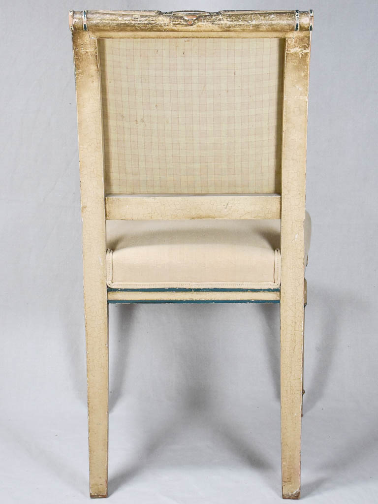 Vintage head-of-dining table chairs