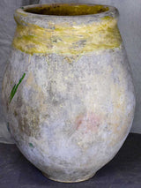 18th Century French olive Biot jar 24 ½"