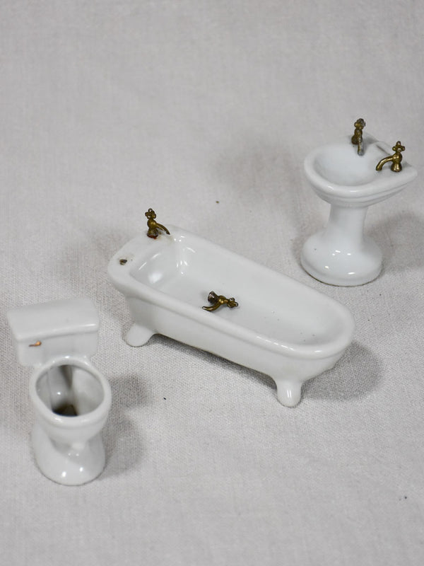 Rare early twentieth-century washroom samples