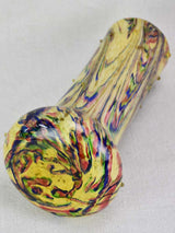 Rare mid-century colorful glass vase