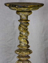 Large pair of antique French church candlesticks