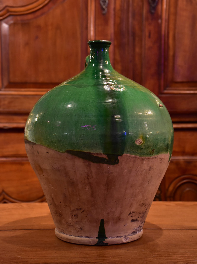 19th century Castelnaudary oil jug