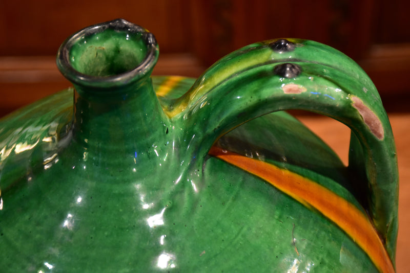 19th century Castelnaudary oil jug