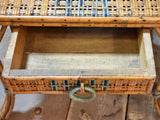 1930’s French winter garden rattan table
