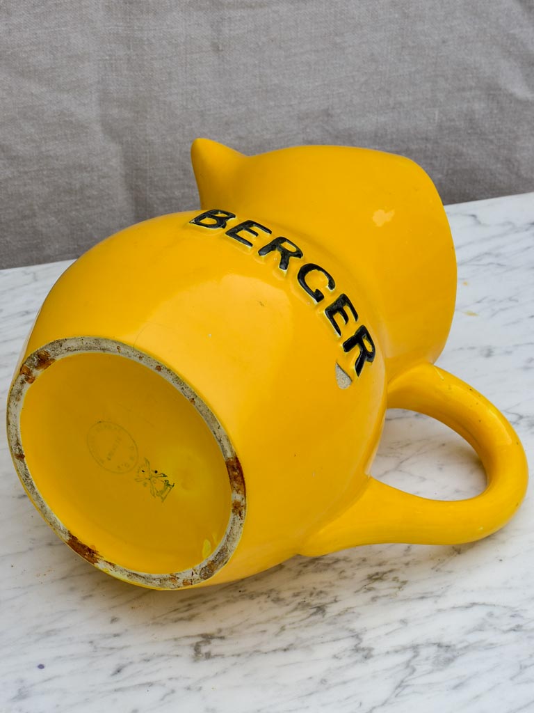 Authentic Berger 1950's victory Pastis pitcher