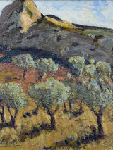 Painting of the Alpilles countryside by Pierre Varet (1870 – 1939)
