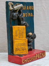 1930's Chicory Pacha advertising plaster sculpture