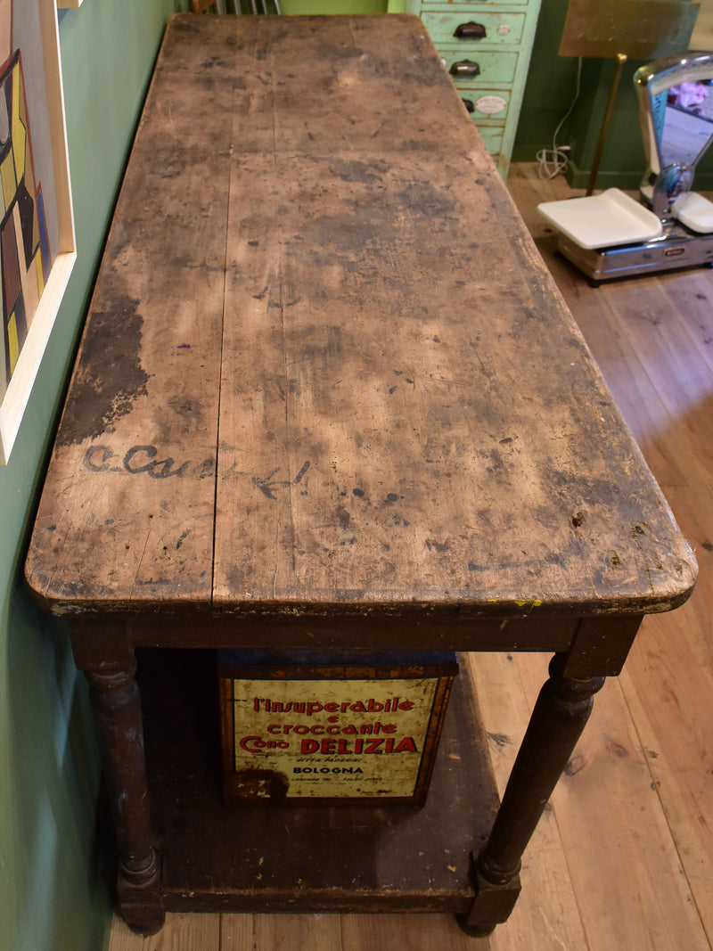 Antique French draper's table
