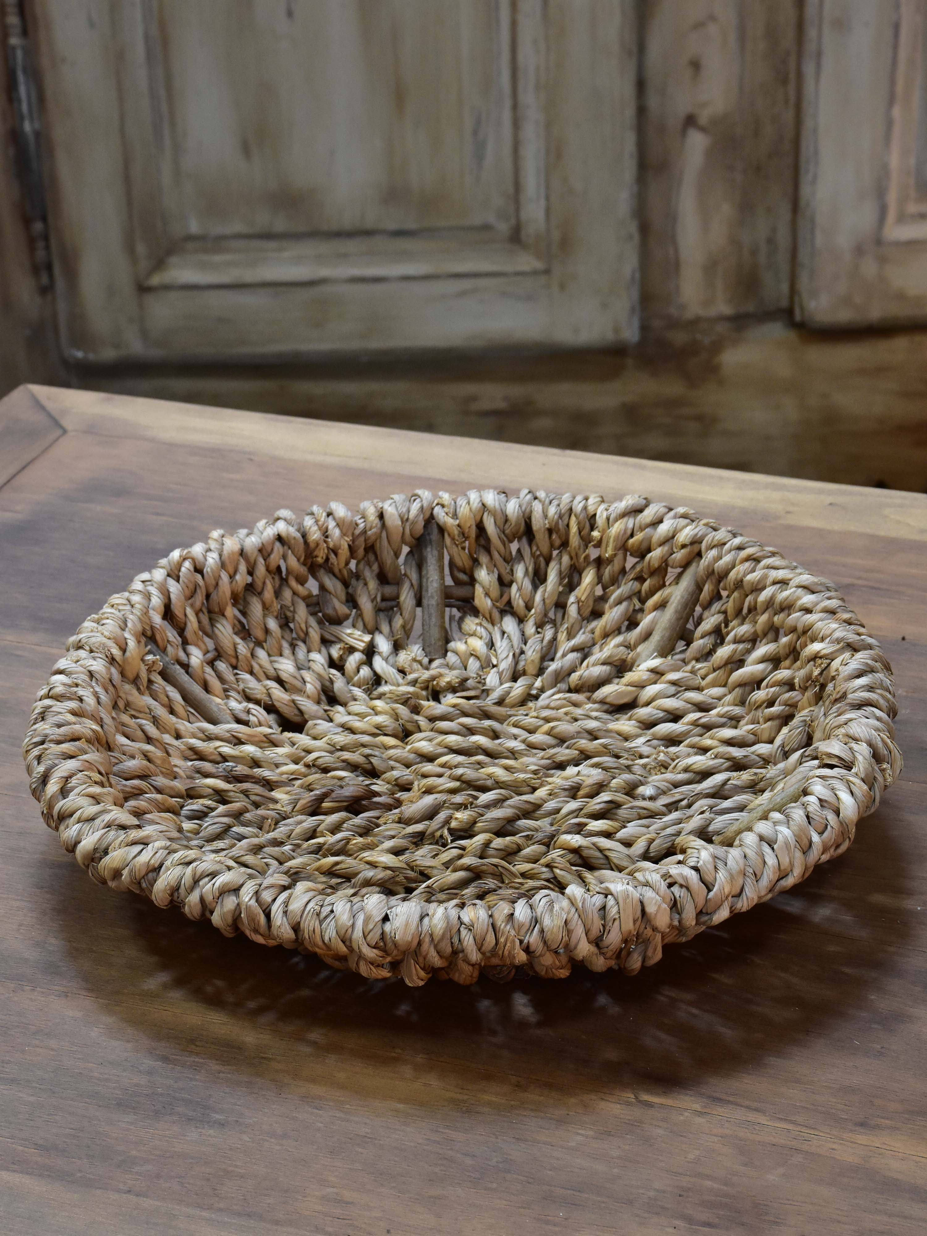 Vintage woven French bowl