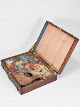 Charming original artist's box with palette